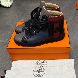 Authentic - Hermes Lions High-top Sneaker - Great Condition